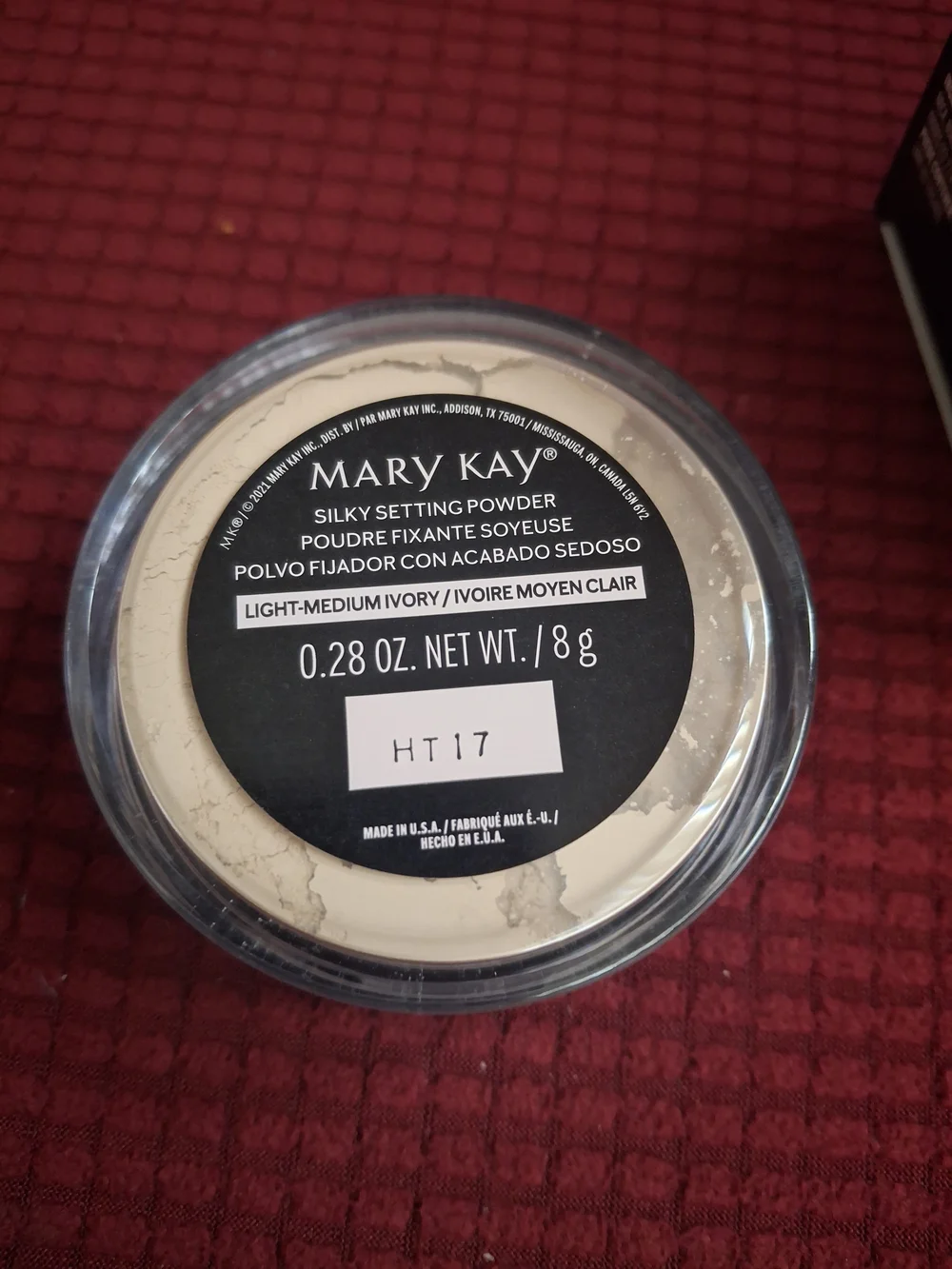 Mary Kay Loose Setting Powder - Translucent Powder Light -Medium Ivory